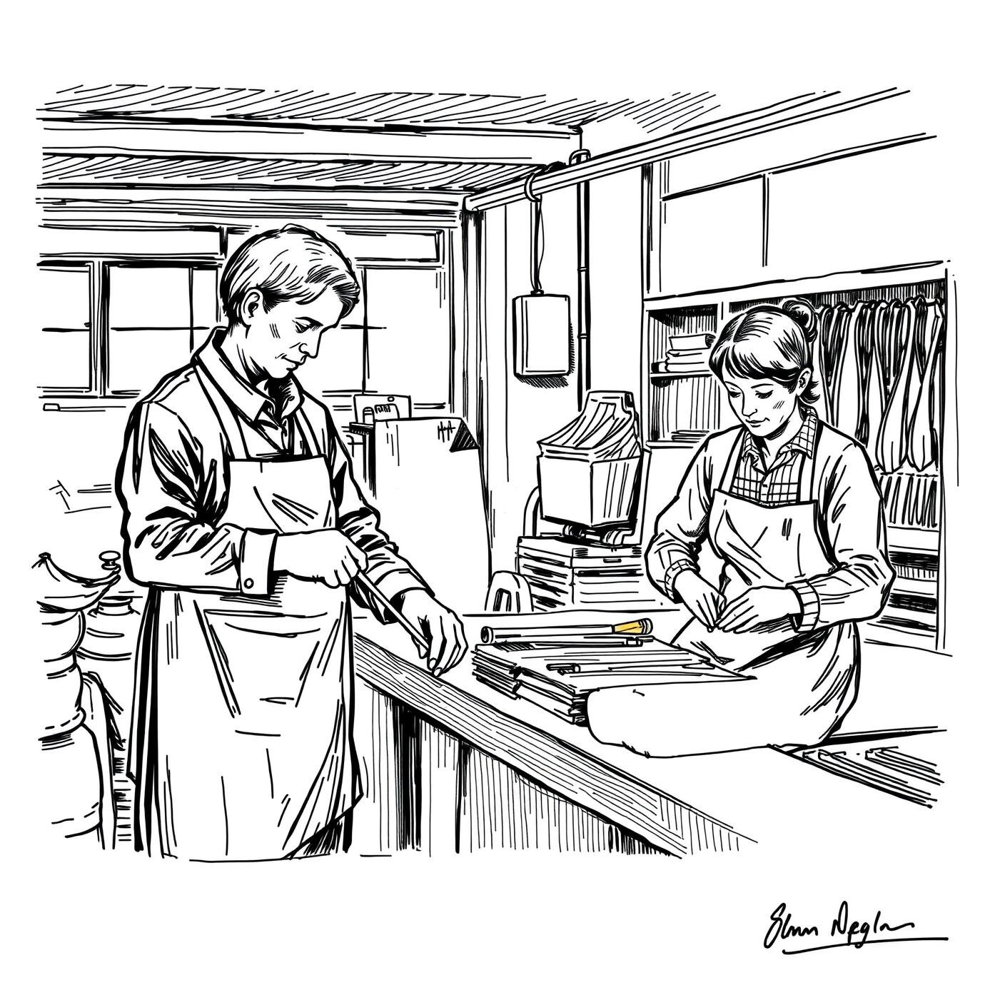 Kolonnen Bau schnell